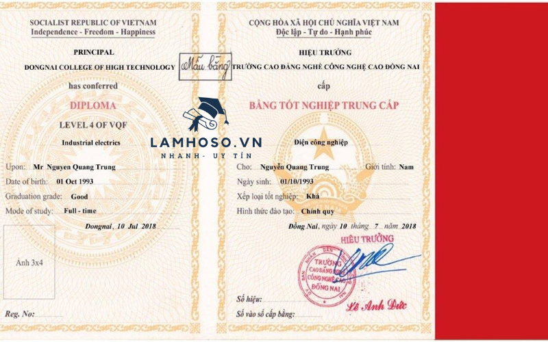 Có mấy loại bằng trung cấp