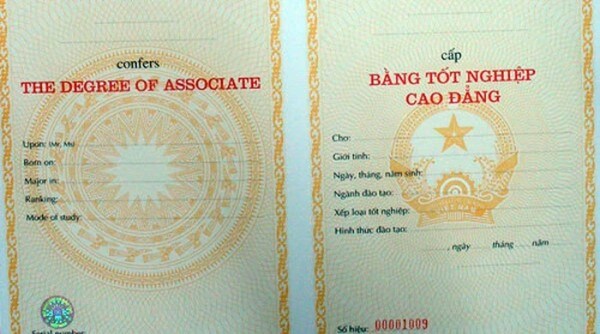 Quy trình tiếp nhận và làm bằng Cao đẳng tại Xinviecnhanh